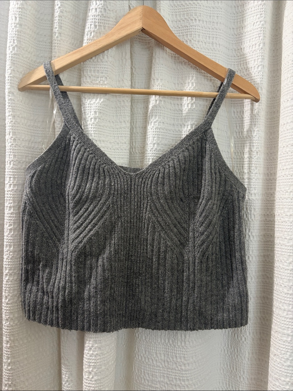 Cropped Sweater Style Tank